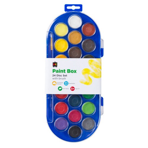 EC Paint Box 12 Disc Set 30mm Discs with Brush